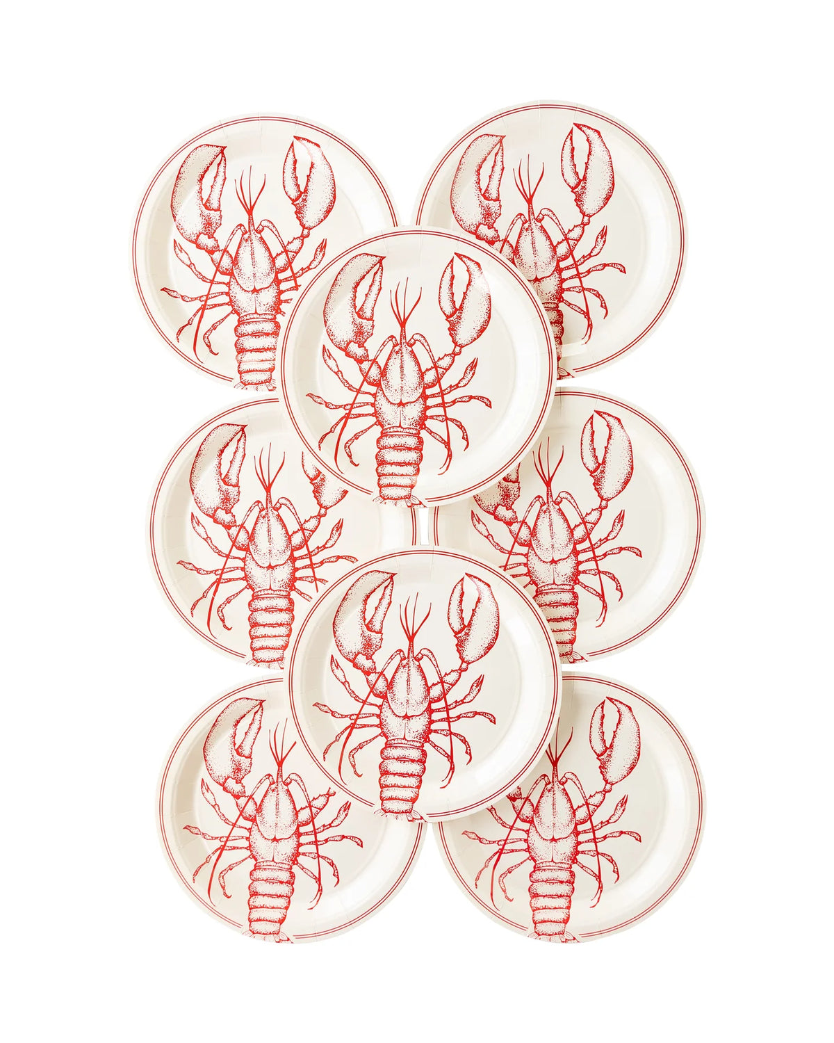 Lobster Paper Plates Set of 8