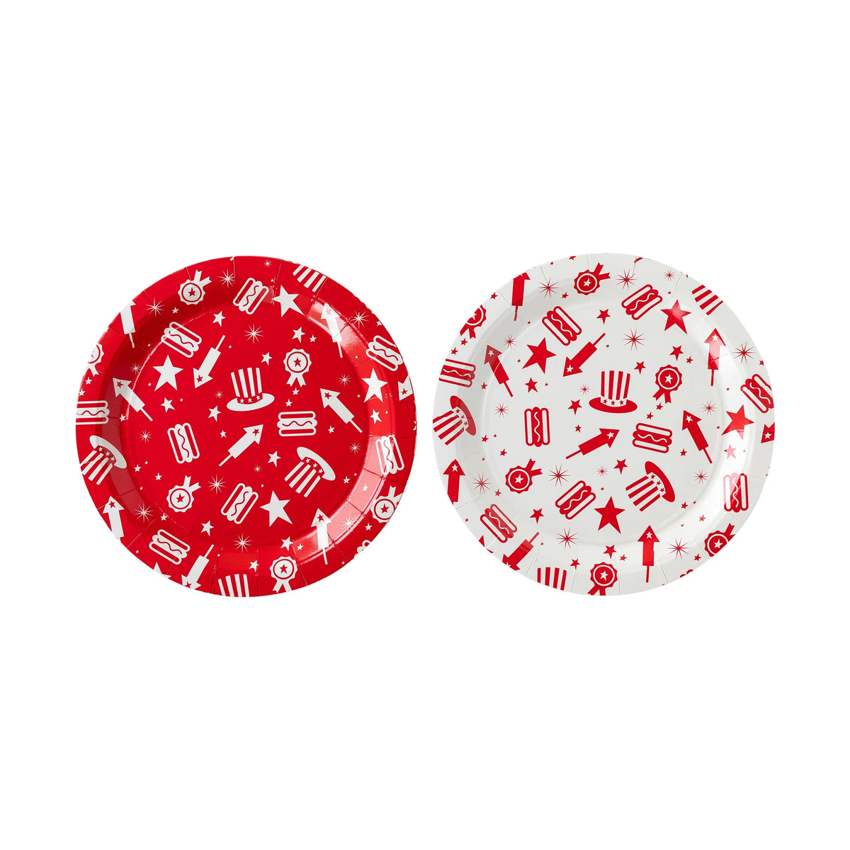 Summer Icons Paper Plates