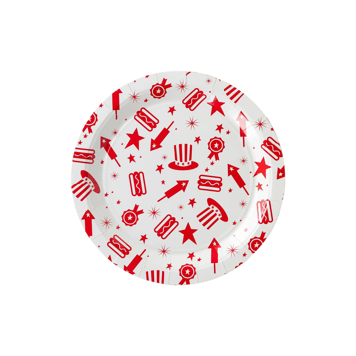 Summer Icons Paper Plates