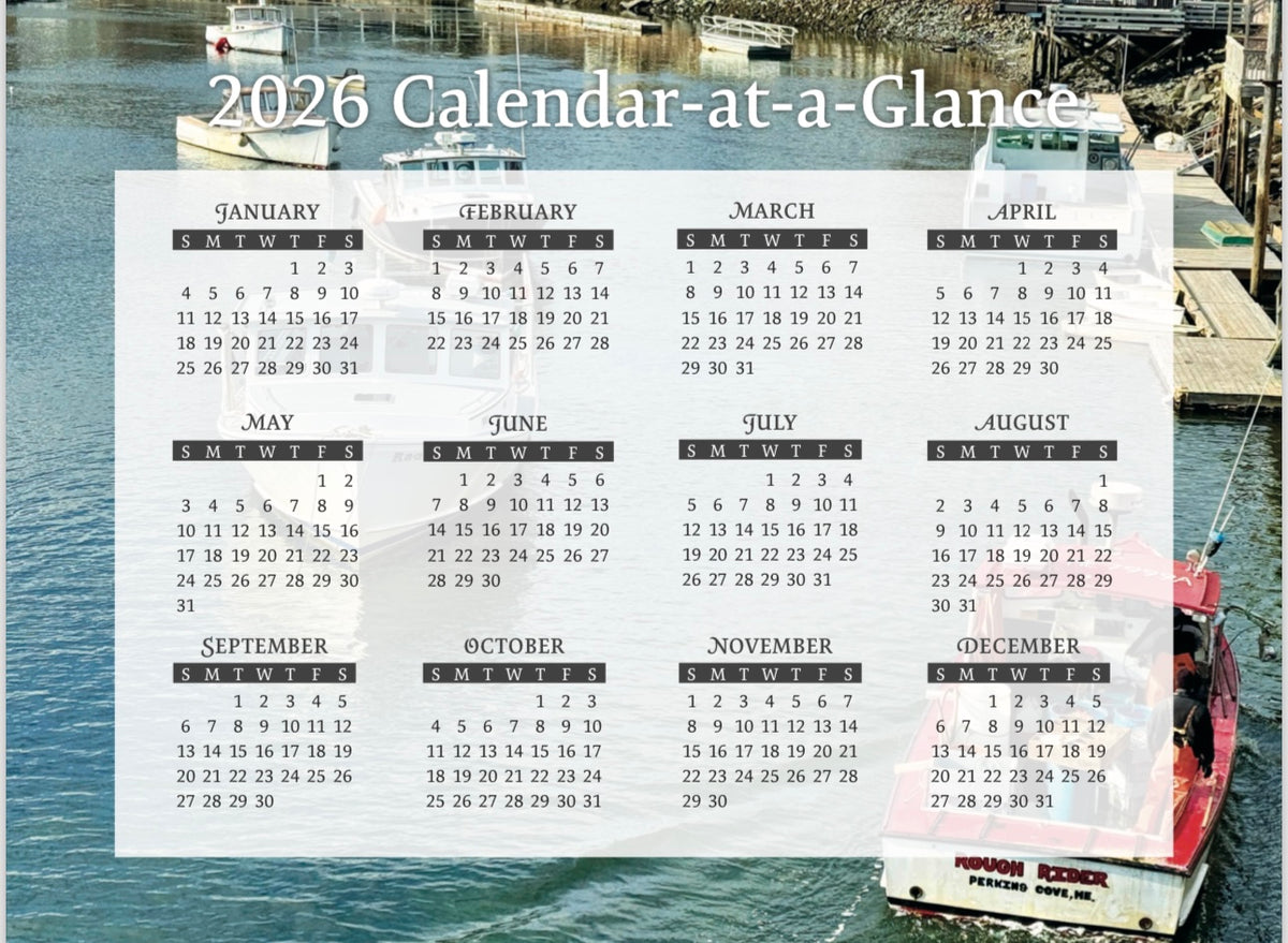 2025 Ogunquit Calendar by David Sullivan