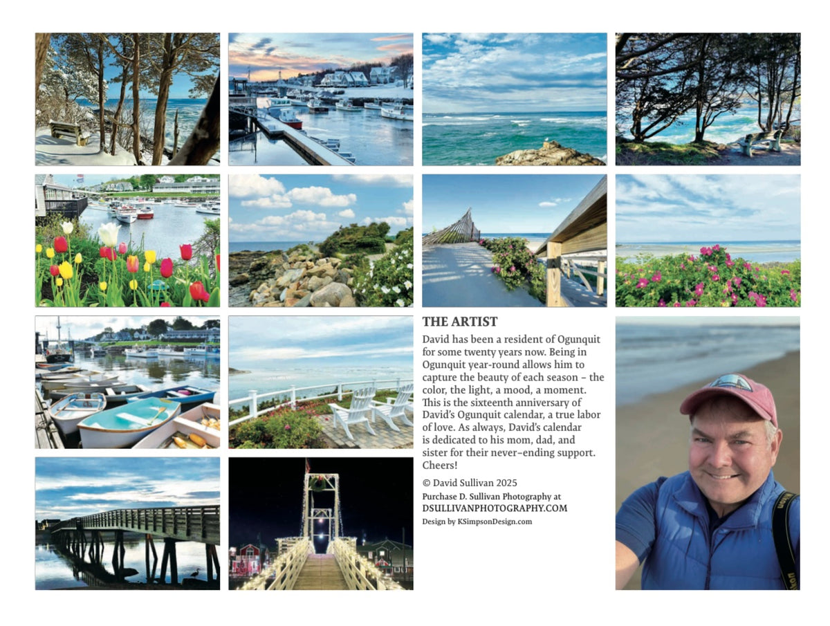 2025 Ogunquit Calendar by David Sullivan