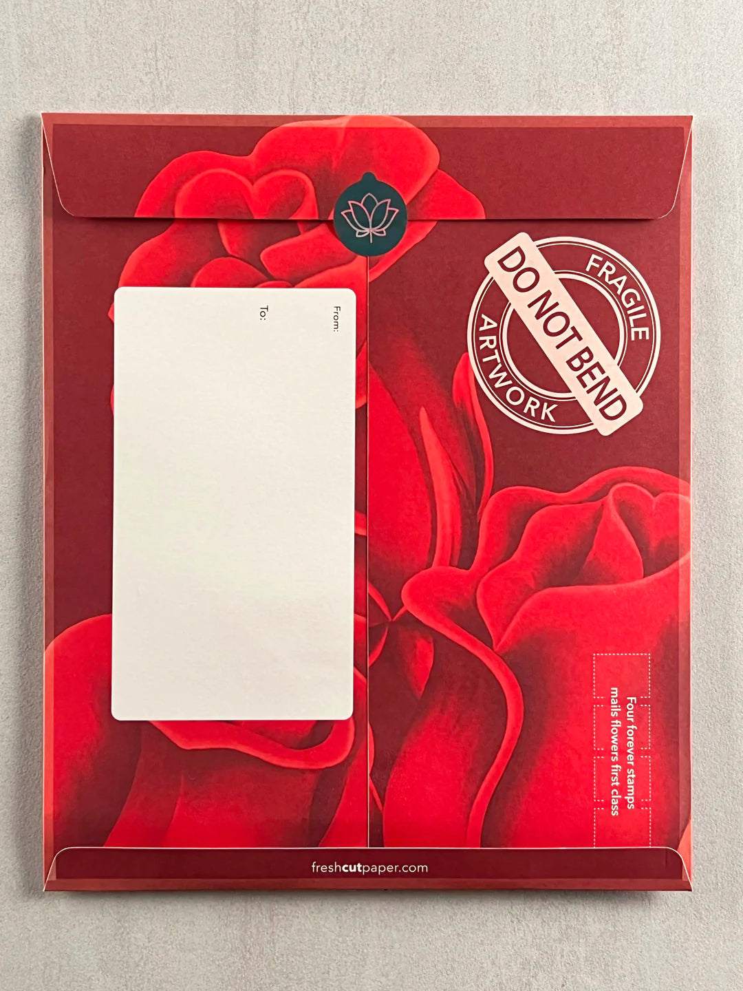 Red Roses Pop-Up Flower Bouquet Card