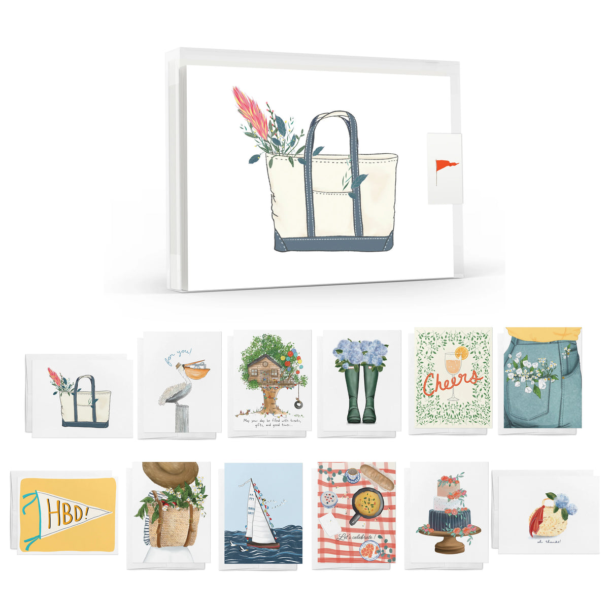 Summer Days Boxed Set Assorted Notecards