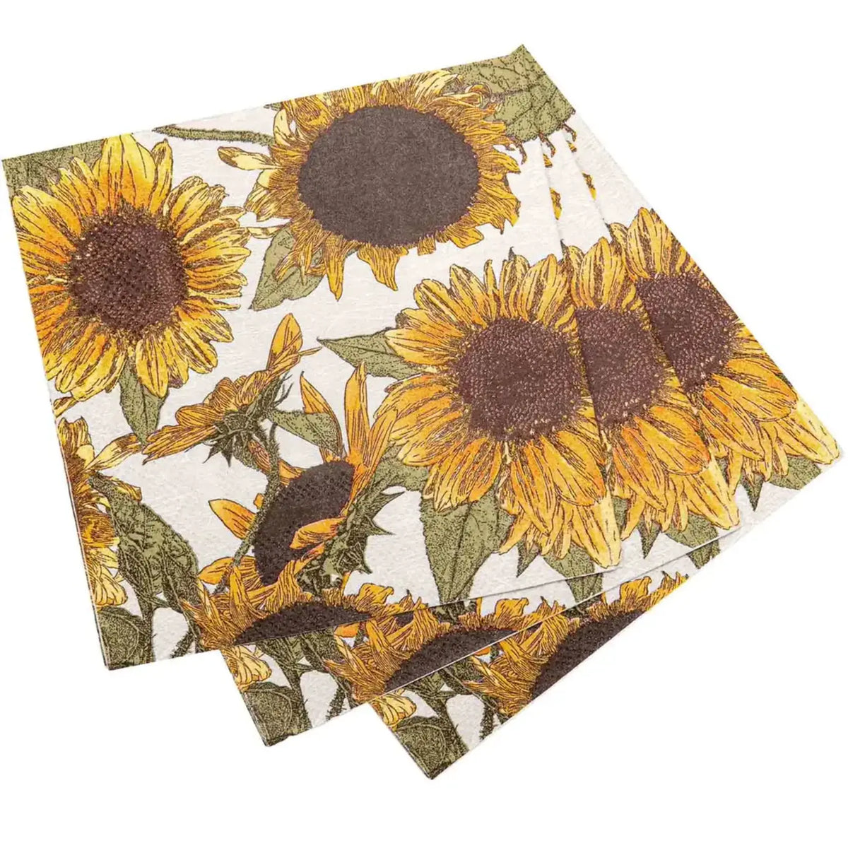 Sunflowers Paper Cocktail Napkins
