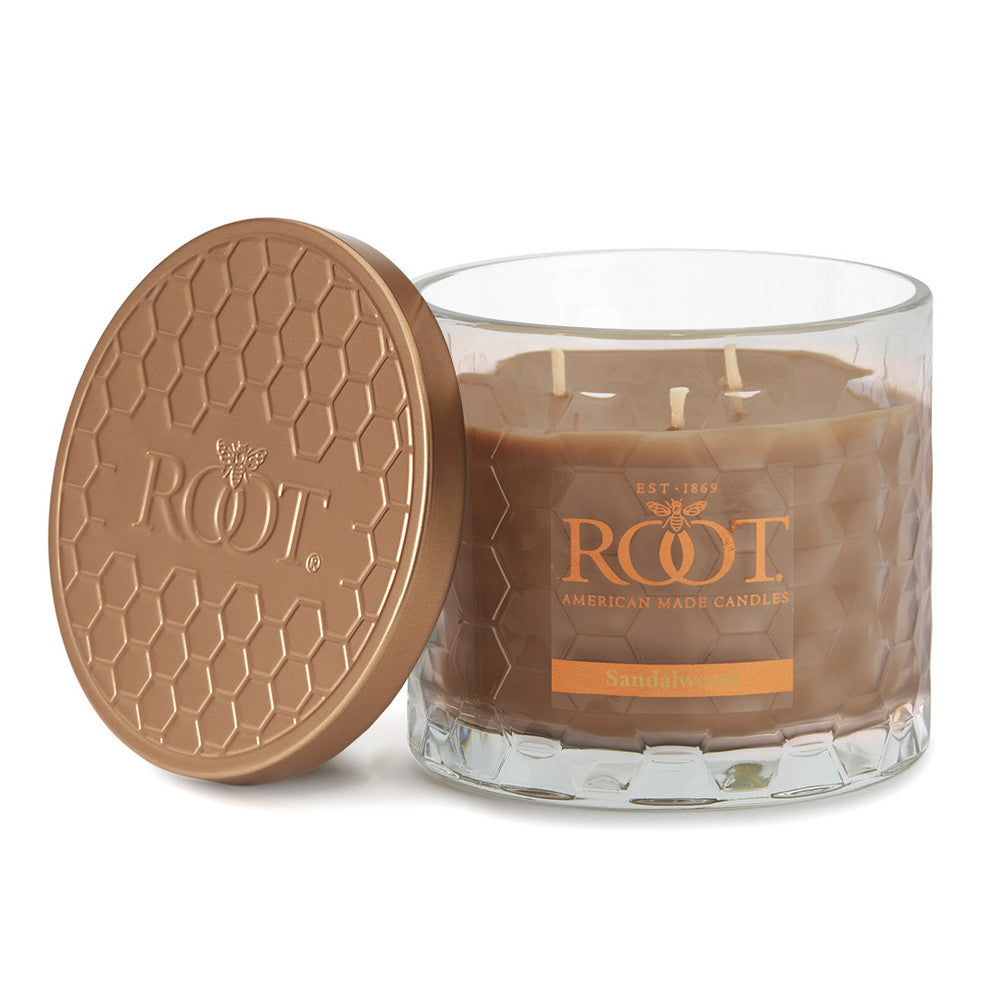Sandalwood 3 Wick Honeycomb