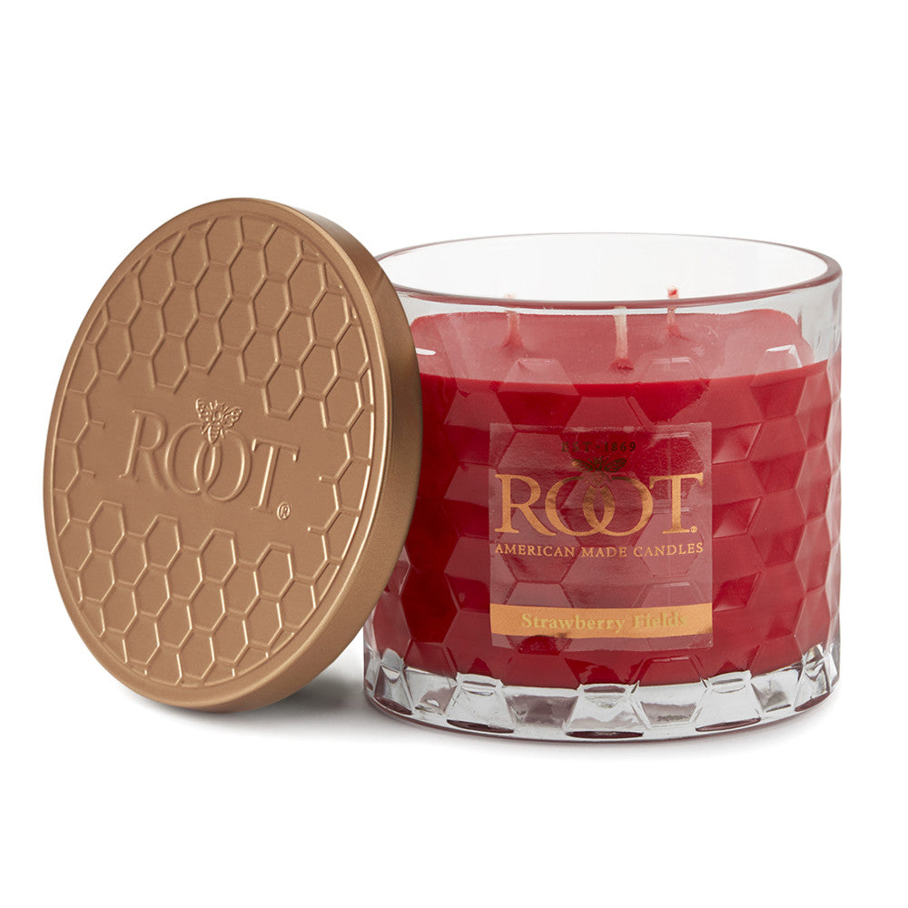 Strawberry Fields 3 Wick Honeycomb Candle