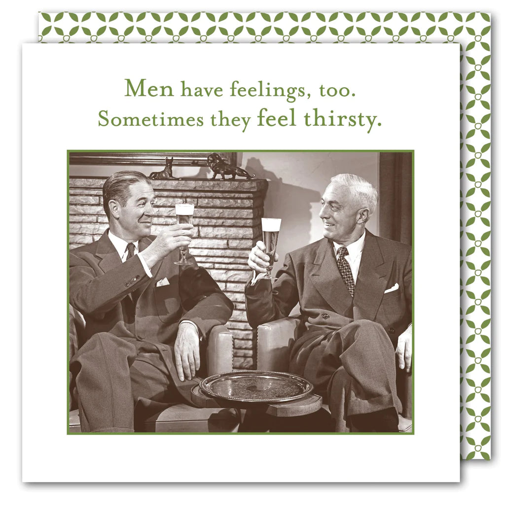 Men Have Feelings Too Cocktail Napkins