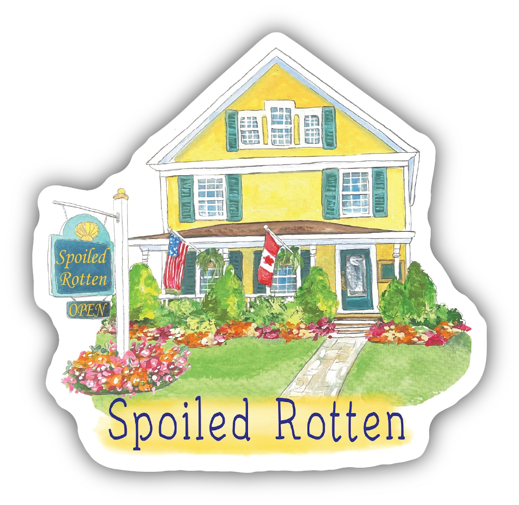 Spoiled Rotten Watercolor Sticker