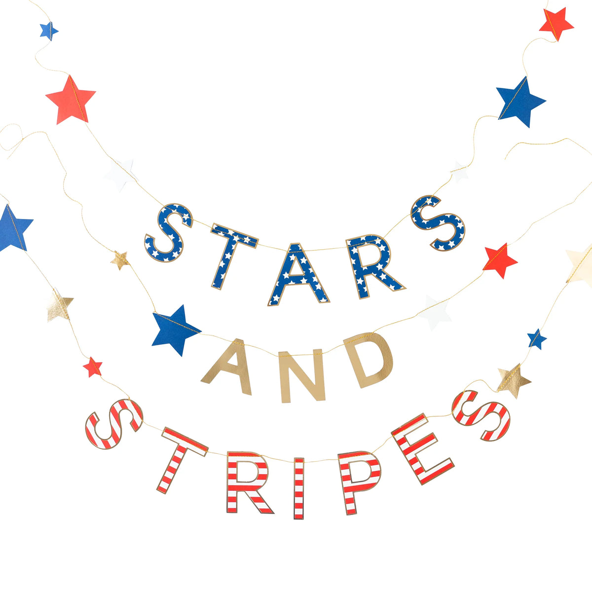 Stars And Stripes Banner Set