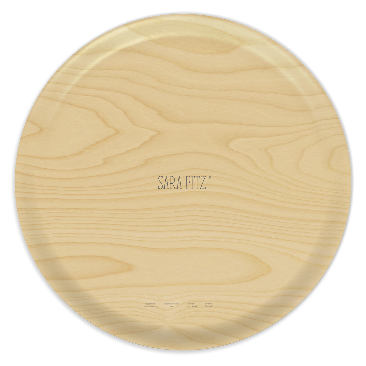 Green Woven Round Tray