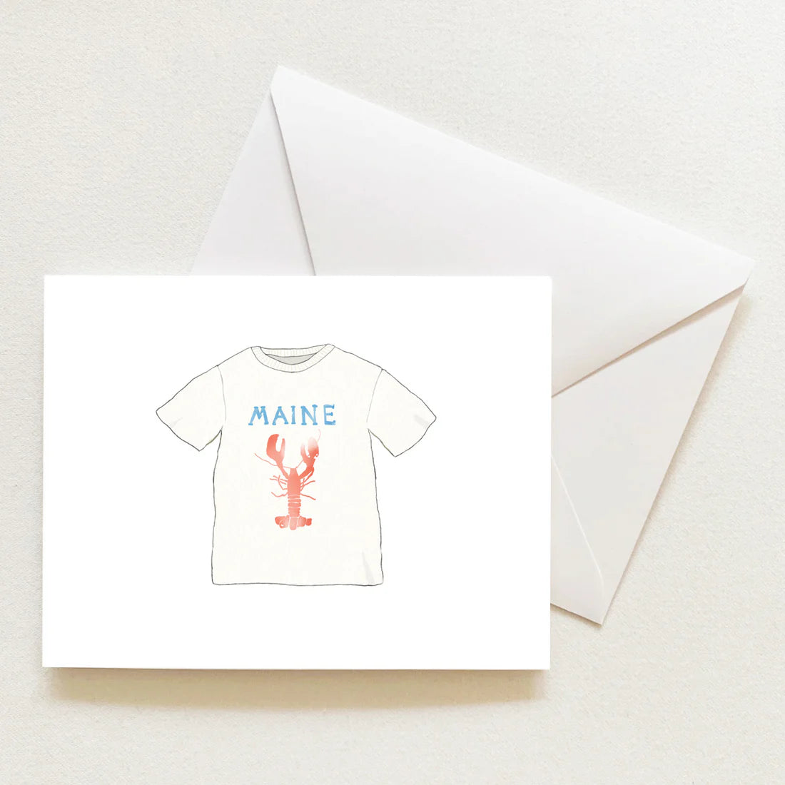 Sara Fitz Boxed Notecards — Maine T-Shirt (Set of 8)