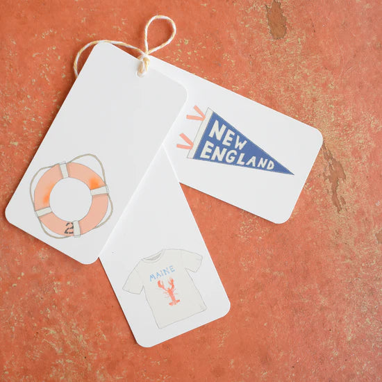 New England Pennant Gift Tags