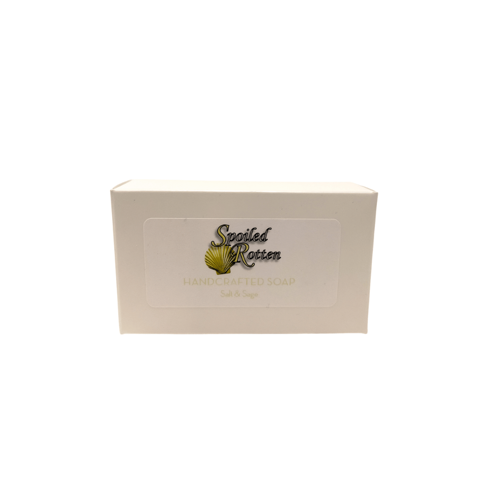 Spoiled Rotten Shea Bar Soap Salt &amp; Sage