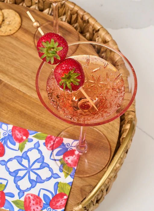 Blush Shatterproof Martini Glass Classic