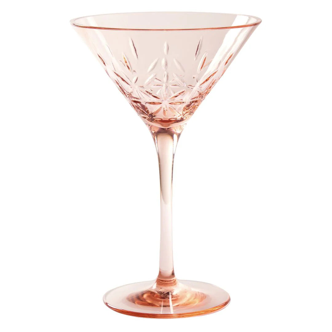 Blush Shatterproof Martini Glass Classic