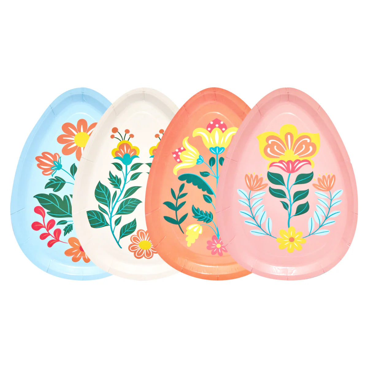 Folklore Easter Shaped Plates