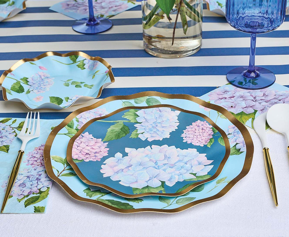 Hydrangea Salad Plates