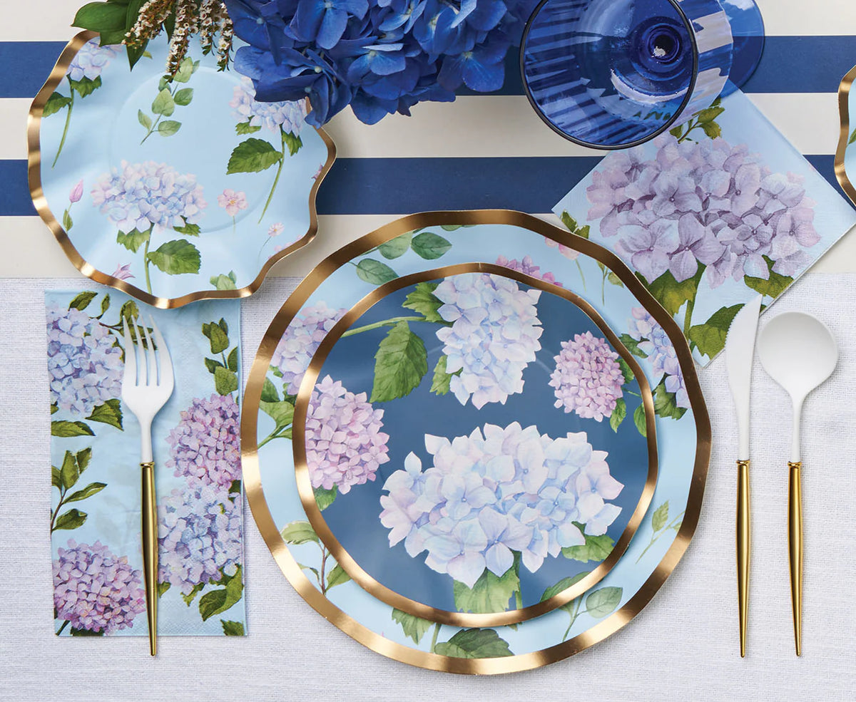 Hydrangea Salad Plates