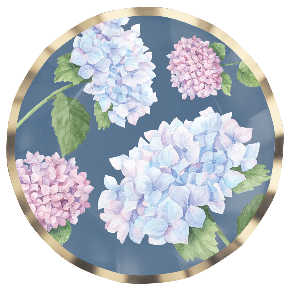 Hydrangea Salad Plates