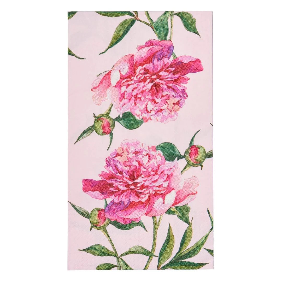 Pink Peonies Guest Towels