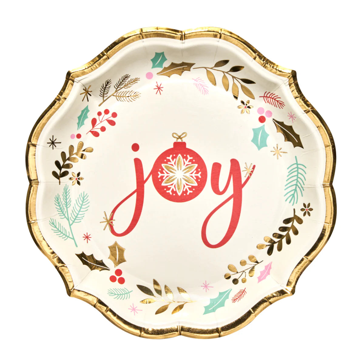 Vintage Santa Salad Plates