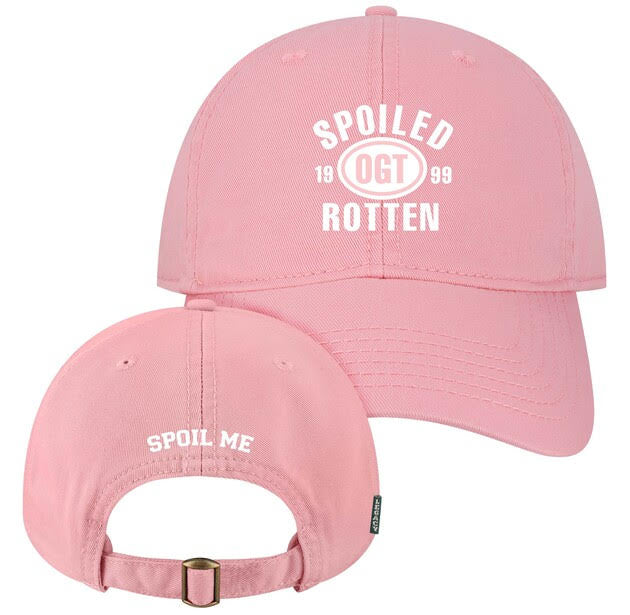 Spoiled Rotten Relaxed Twill Hat Pink Oxford