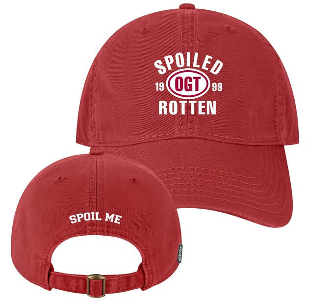 Spoiled Rotten Relaxed Twill Hat Cardinal Red