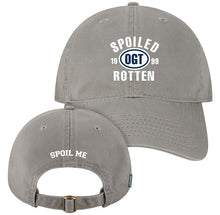 Load image into Gallery viewer, Spoiled Rotten Relaxed Twill Hat Grey