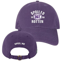 Load image into Gallery viewer, Spoiled Rotten Relaxed Twill Hat Purple