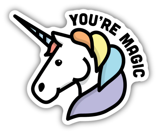 You&#39;re Magic Unicorn Sticker