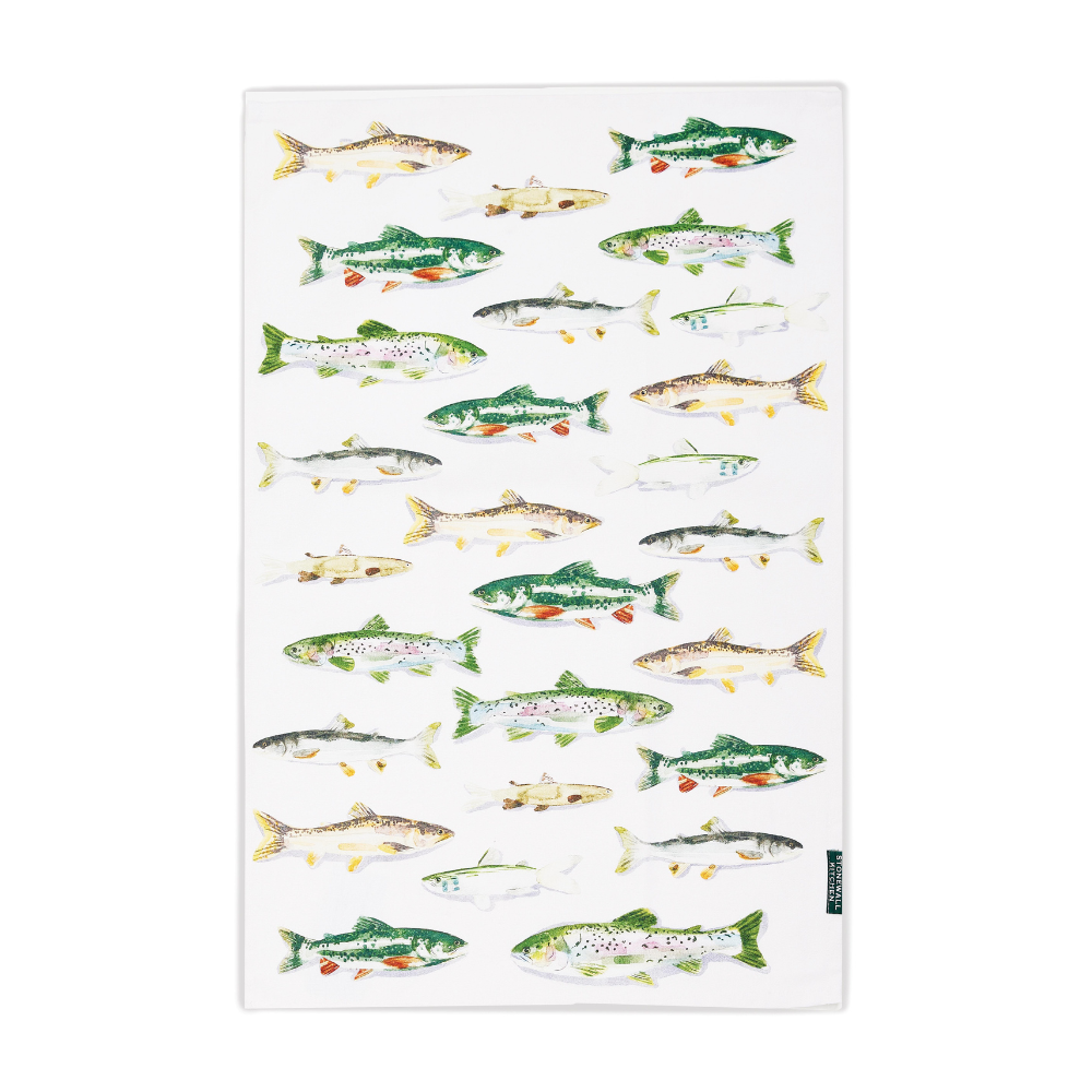 Rainbow Trout Tea Towel