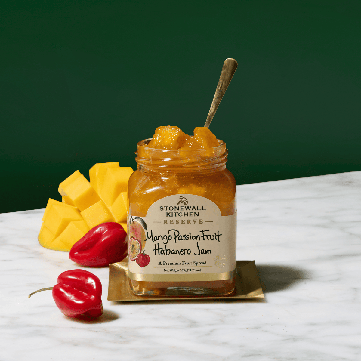 Stonewall Kitchen Reserve Mango Passion Fruit Habanero Jam