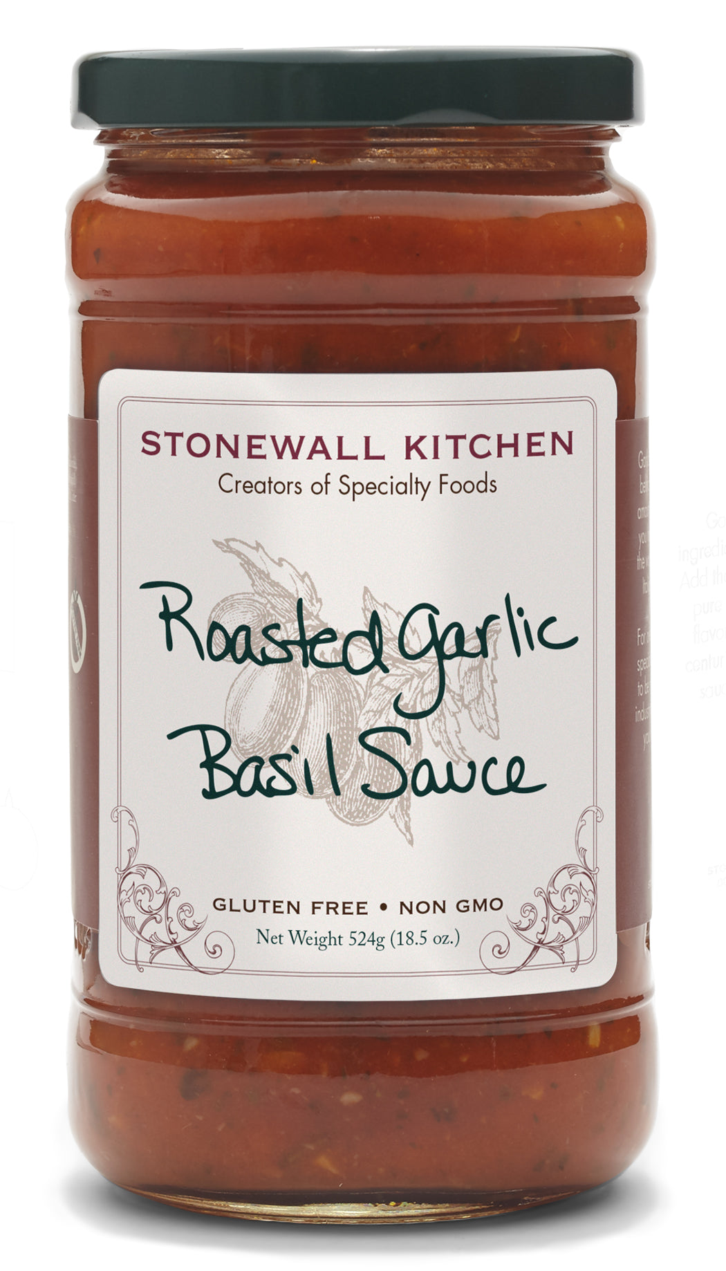 Roasted Garlic Basil Sauce