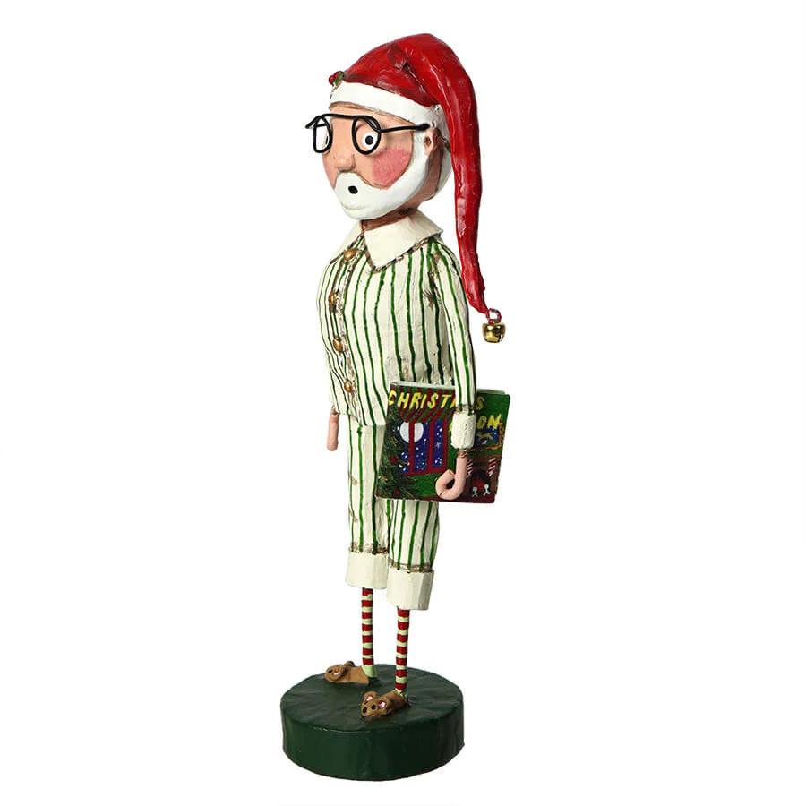 Storytime Santa Figurine by Lori Mitchell