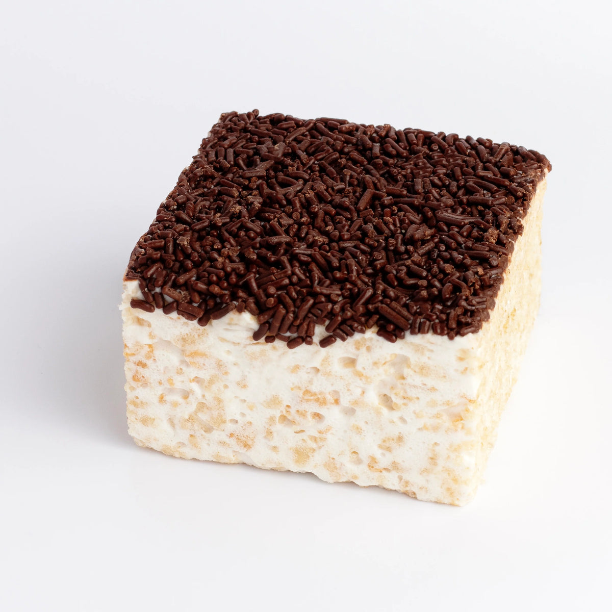 Chocolate Sprinkles Crispy Treat