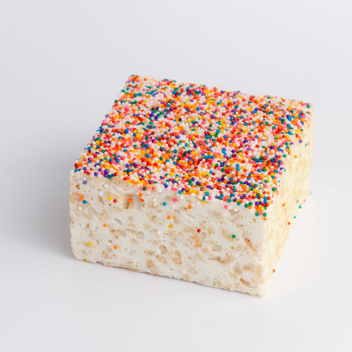 Rainbow Non Pareils Crispy Treat