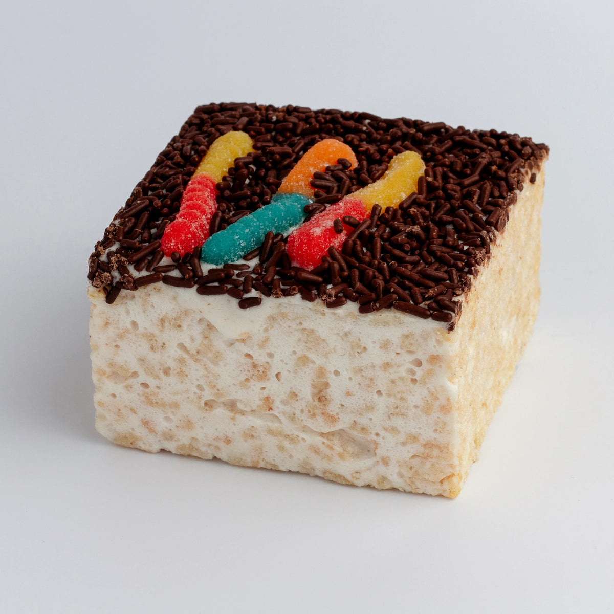 Worms In Dirt Crispy Treat