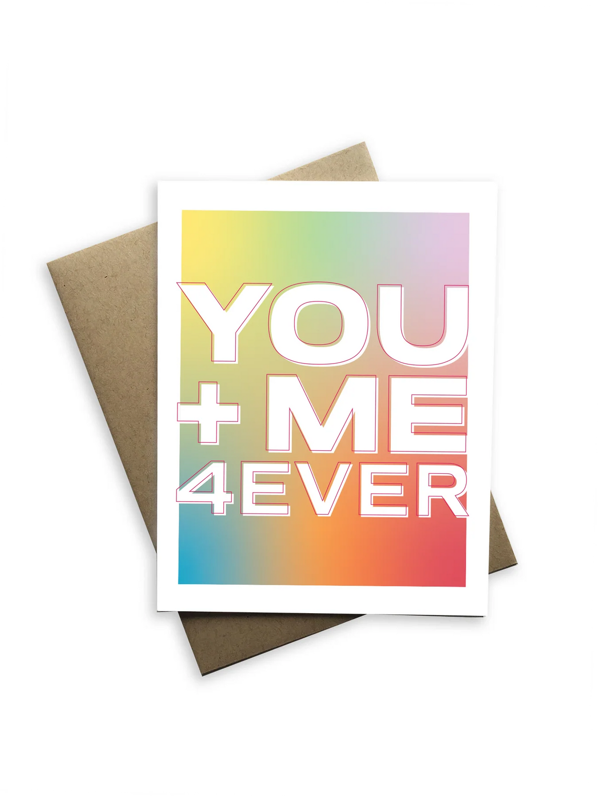 You + Me 4 Ever Greeting Card