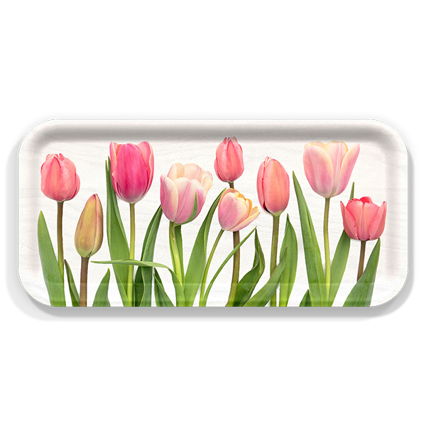 Pink Tulips Small Tray