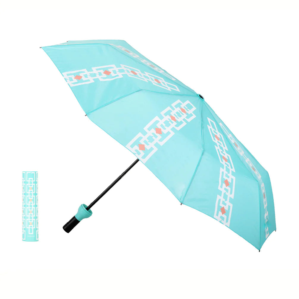 Vintage Turquoise Bottle Umbrella