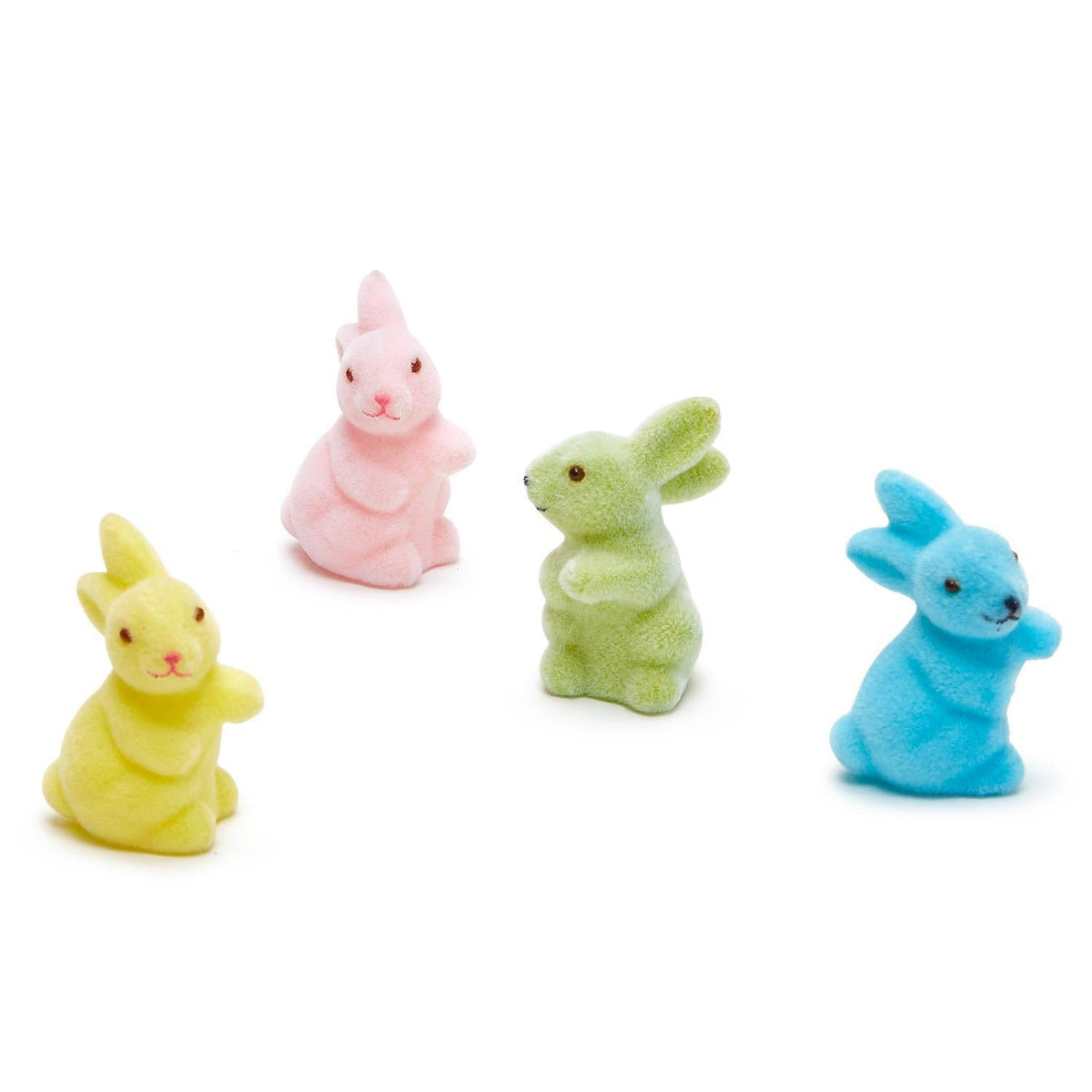 Spring Fling Flocked Mini Bunnies