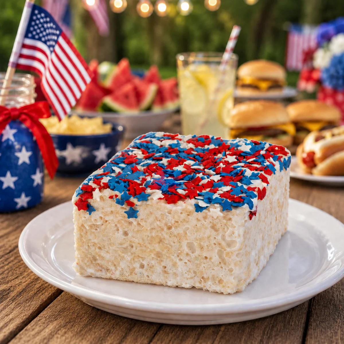 USA Stars Crispy Treat