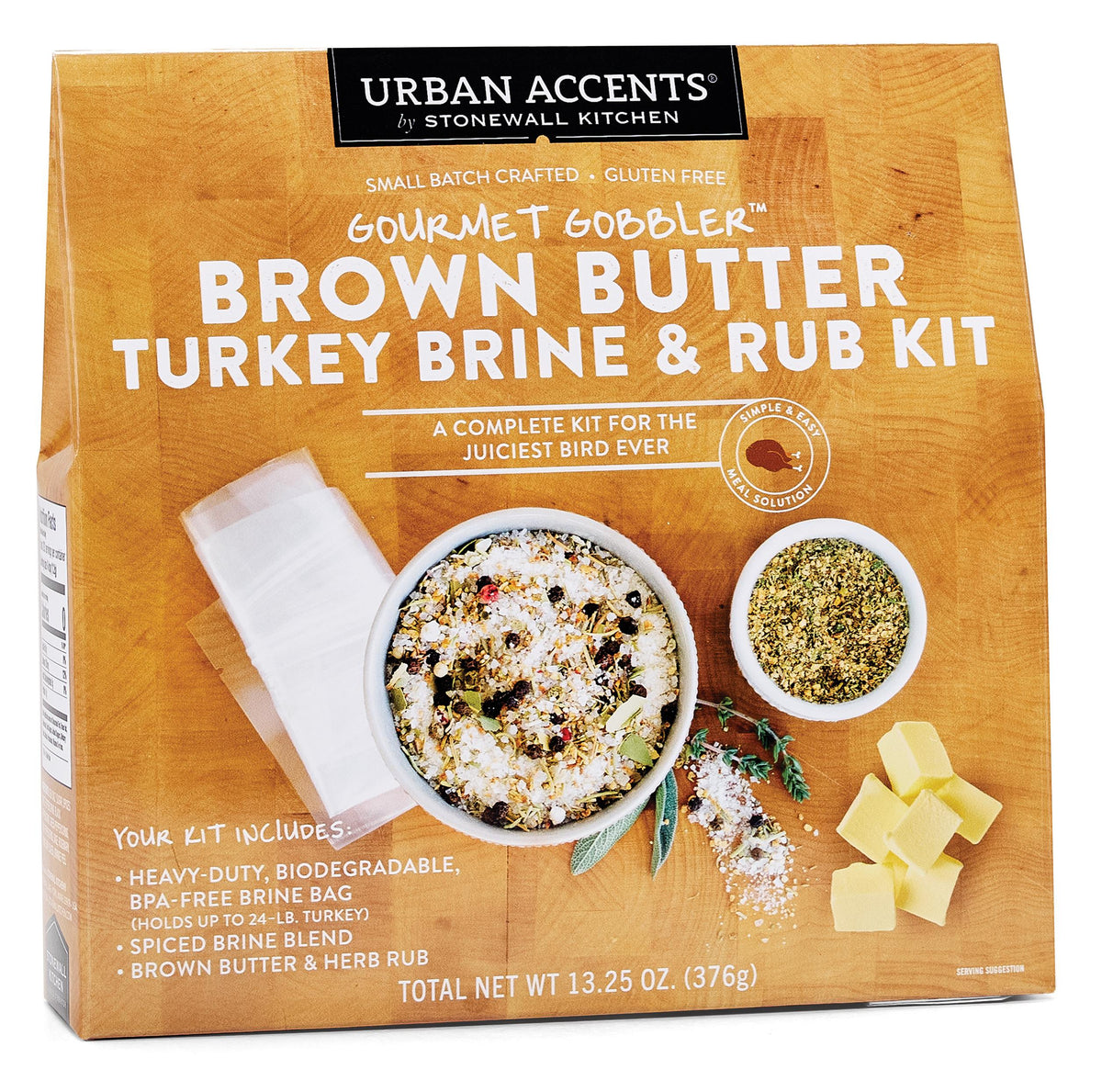 Gourmet Gobbler™ Brown Butter Turkey Brine &amp; Rub Kit