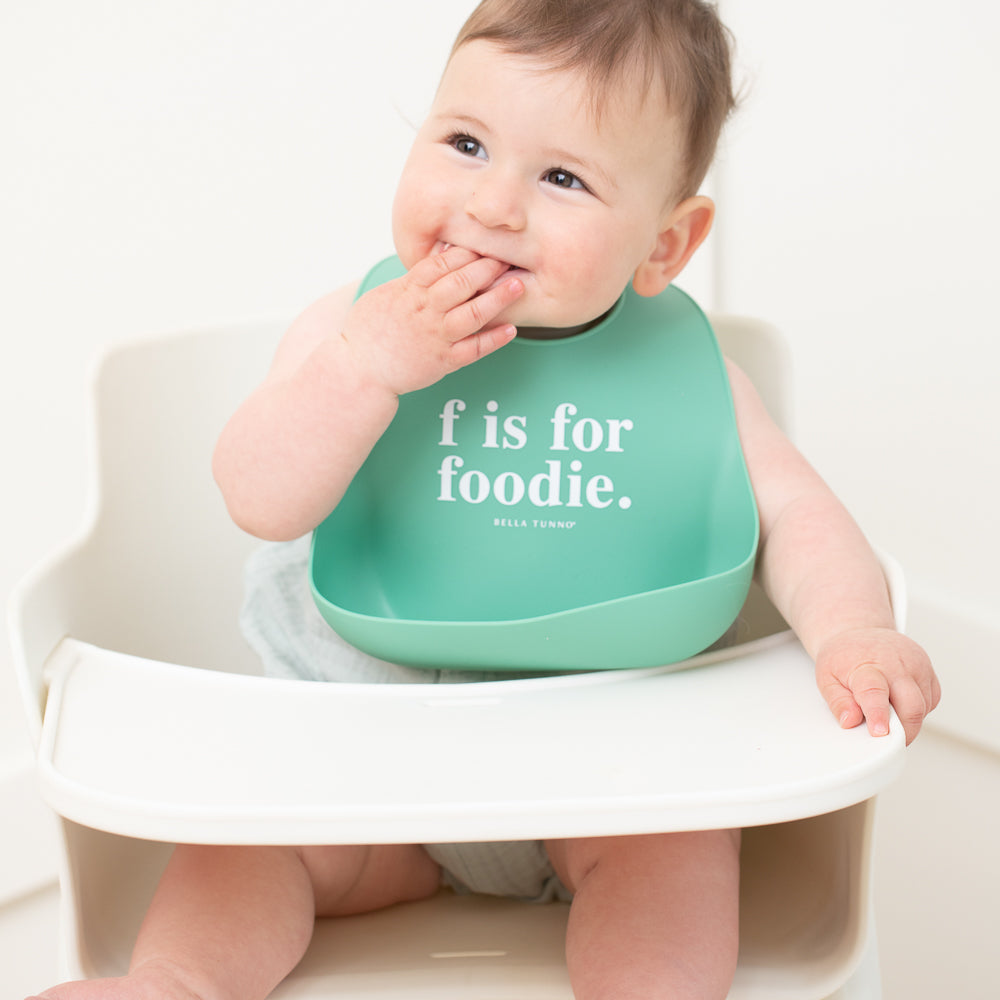 F Is For Foodie Wonder Bib