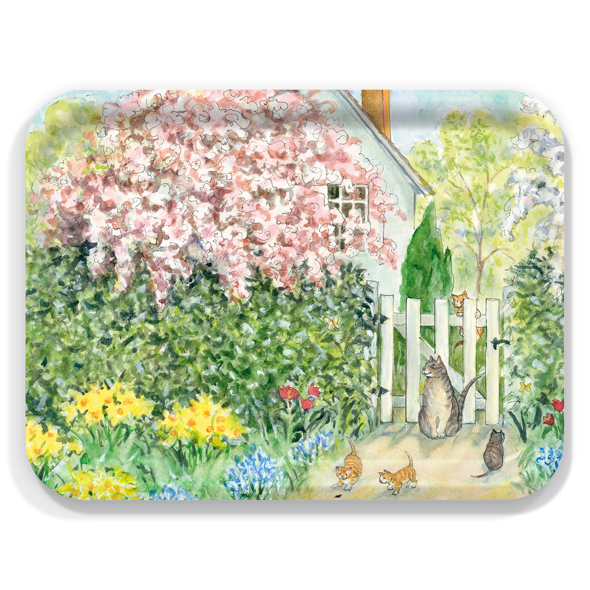 Cottage Garden Large Tray