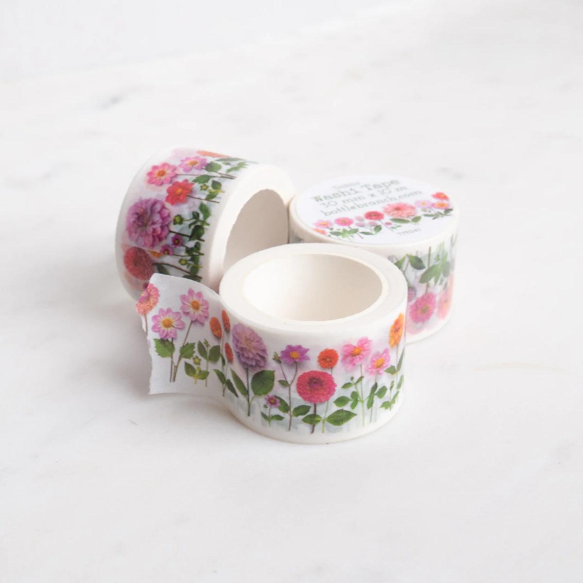 Dahlia Garden Washi Tape