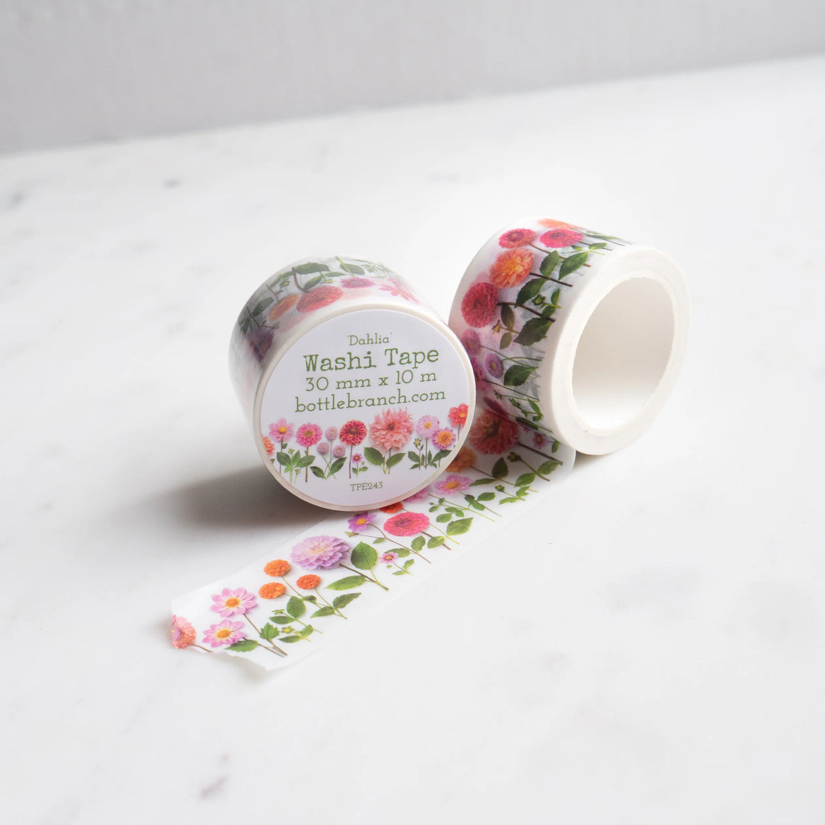 Dahlia Garden Washi Tape