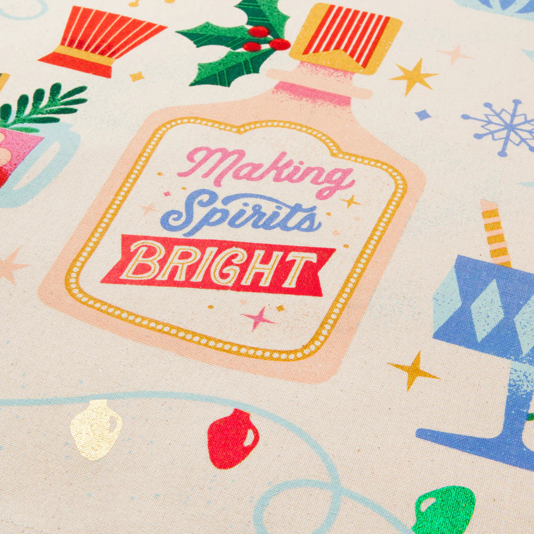 Making Spirits Bright Decorative Towel