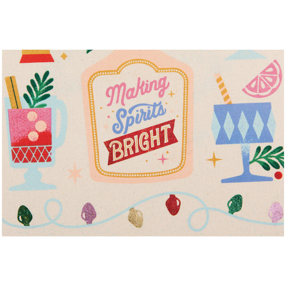 Making Spirits Bright Decorative Towel