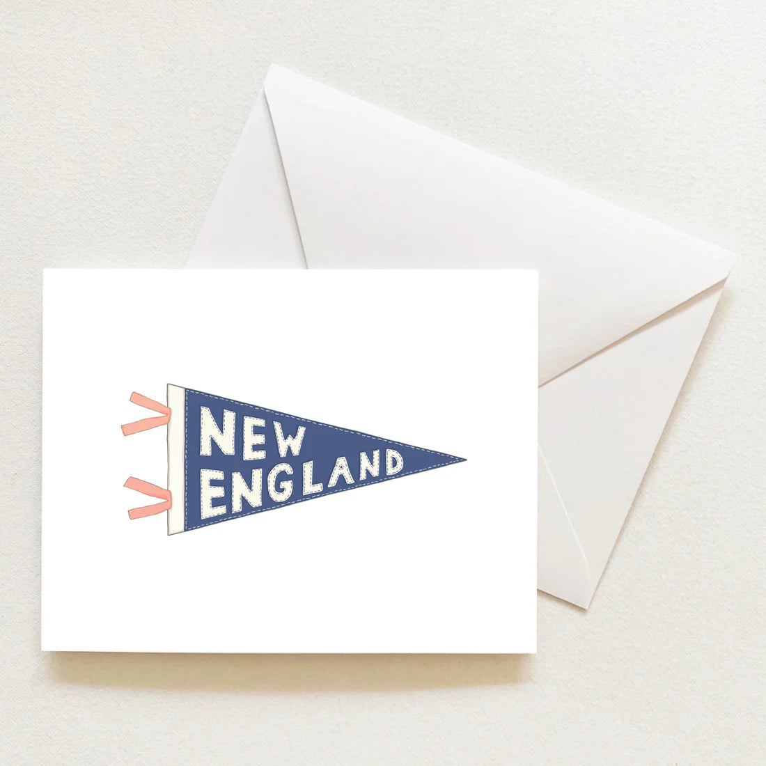 Sara Fitz Boxed Notecards — New England Pennant (Set of 8)